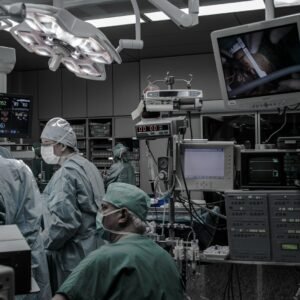 people wearing surgical clothes inside operating room